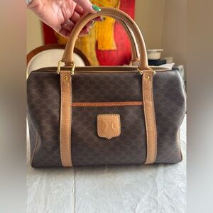 Celine Macadam Boston Bag